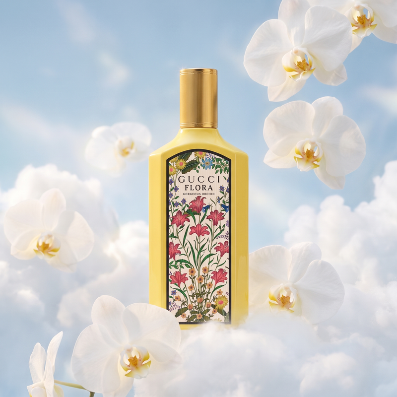 Gucci Flora Gorgeous Orchid among clouds and orchids