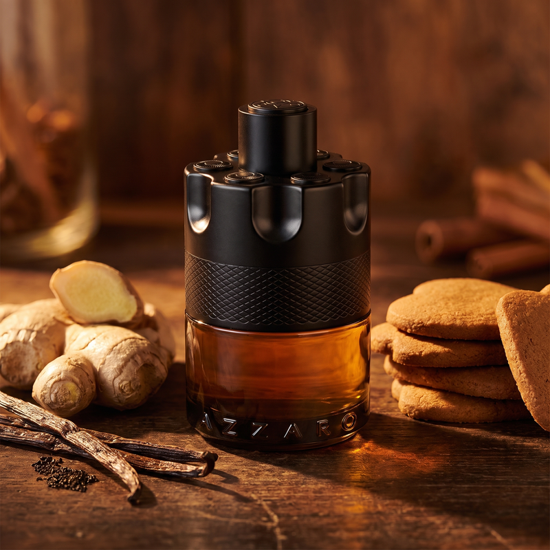Azzaro The Most Wanted Parfum with ginger, vanilla and gingerbread