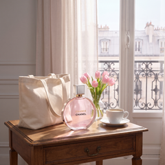 Chanel Chance Eau Tendre EDP in a Parisian apartment in the morning