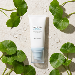 SKIN1004 Centella Hyalu-Cica Sun Serum SPF50+ with centella asiatica leaves