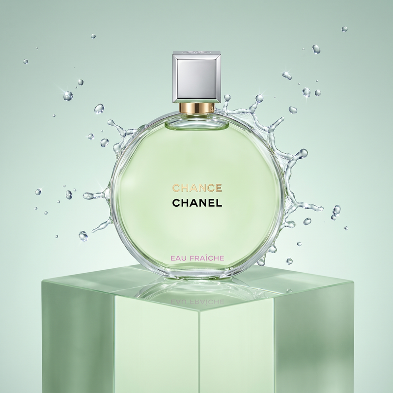 Chanel Chance Eau Fraiche Eau de Parfum with sparkling water