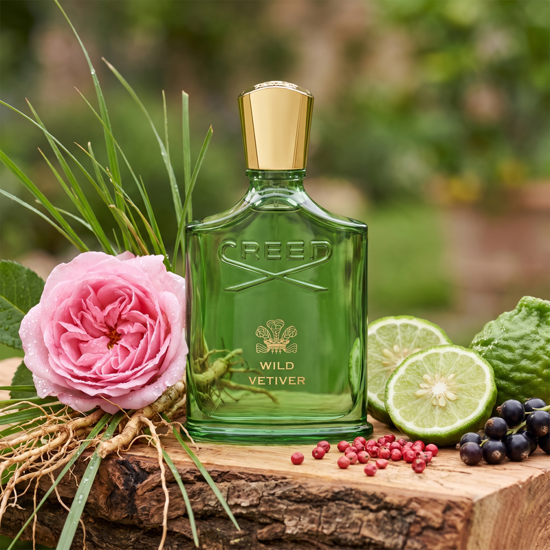 Creed Wild Vetiver with vetiver, rose and bergamot
