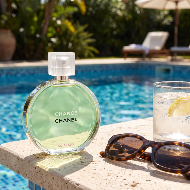 Chanel Chance Eau Fraiche Eau de Toilette for hot summer days