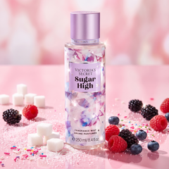 Victoria's Secret Sugar High body mist with sugar, sprinkles and berries
