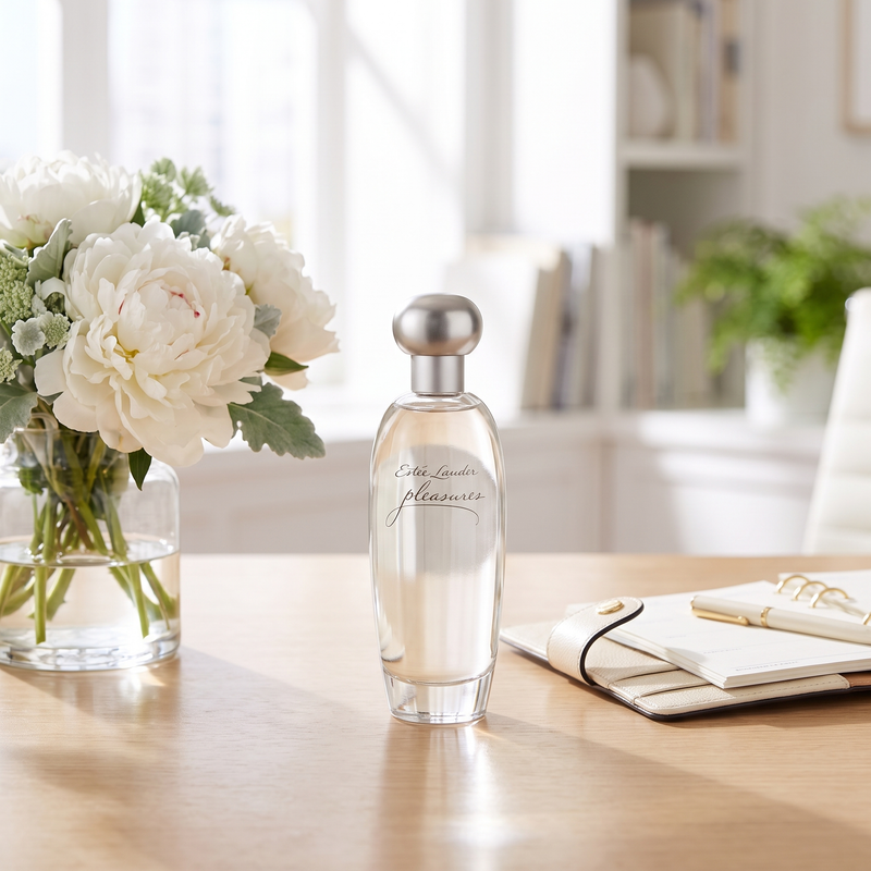 Estee Lauder Pleasures for an everyday office day