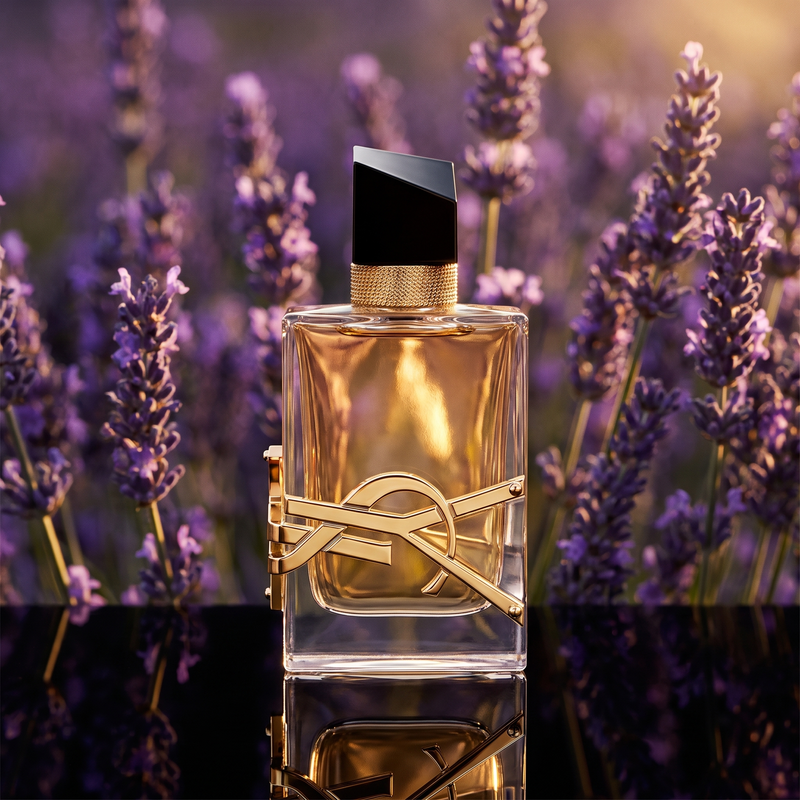 Yves Saint Laurent Libre with lavender fields