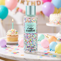 Victoria's Secret Cake Confetti body mist for a birthday party