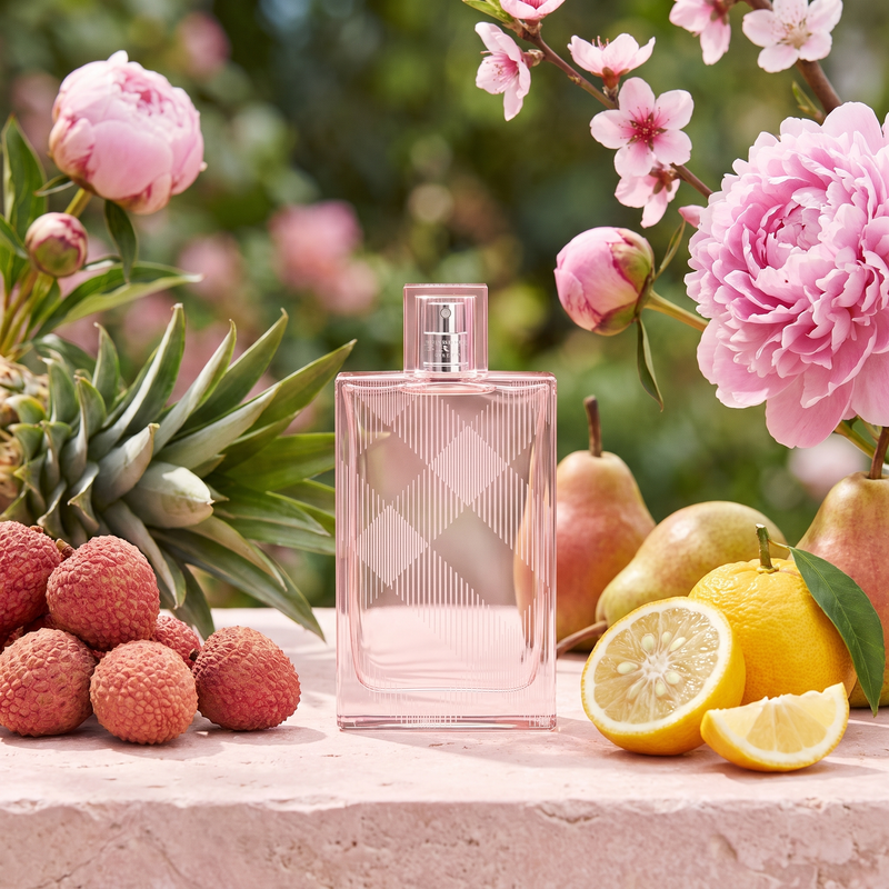 Burberry Brit Sheer with lychee, yuzu, peony and pear