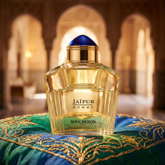 Boucheron Jaipur Homme on jewel-toned silk
