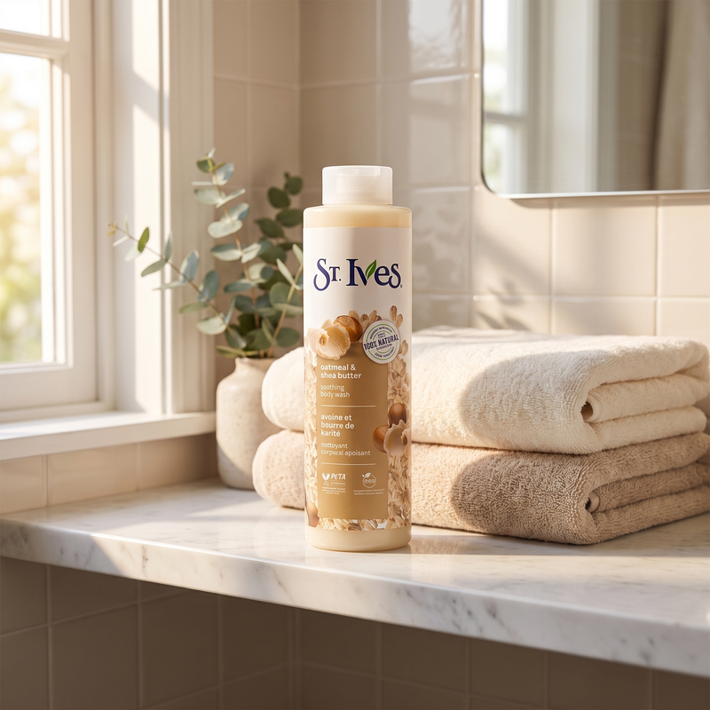 St Ives Vanilla and Oatmeal Body Wash for the daily shower