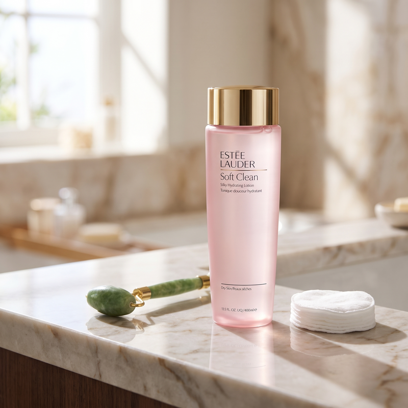 Estee Lauder Soft Clean Silky Hydrating Lotion for the morning skincare routine