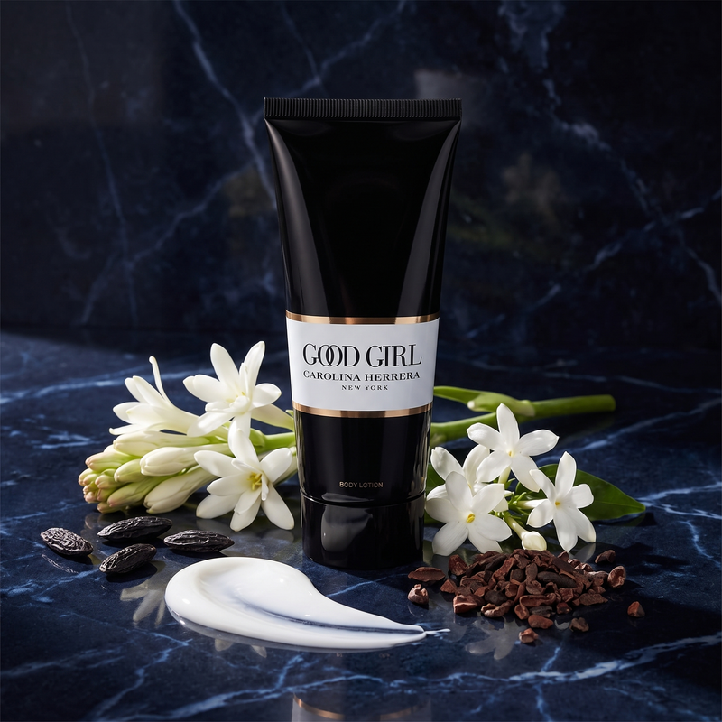 Carolina Herrera Good Girl Body Lotion with tuberose, jasmine and tonka
