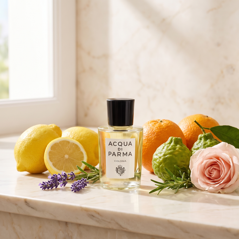 Acqua di Parma Colonia with citrus, lavender and rosemary