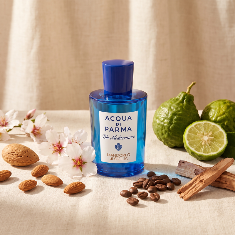 Acqua di Parma Blu Mediterraneo Mandorlo di Sicilia with almond, coffee and bergamot