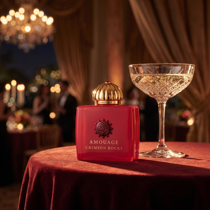 Amouage Crimson Rocks for an evening gala