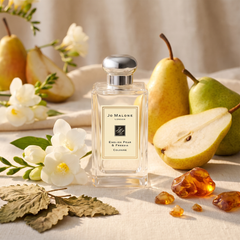 Jo Malone English Pear & Freesia with pear, freesia and patchouli