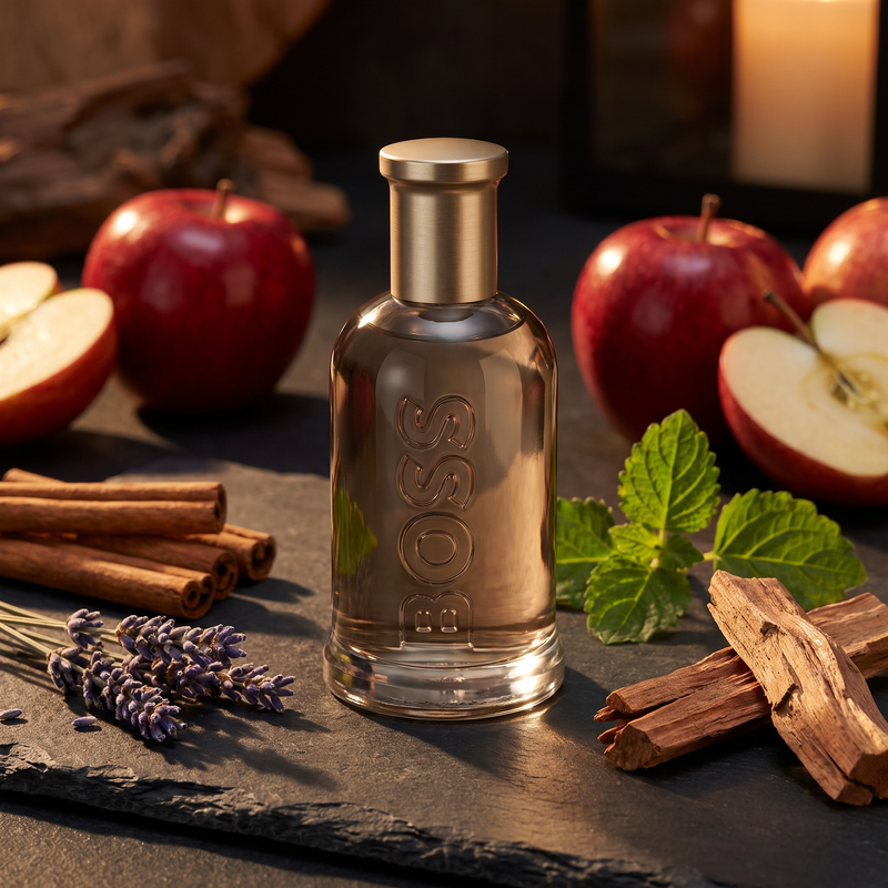 Hugo Boss Bottled EDP with apple, cinnamon, lavender and cedar