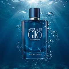 Acqua di Gio Profondo Parfum in deep blue water