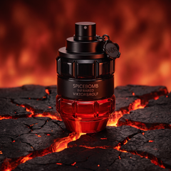 Viktor&Rolf Spicebomb Infrared in glowing red heat