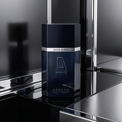 Azzaro Silver Black on chrome