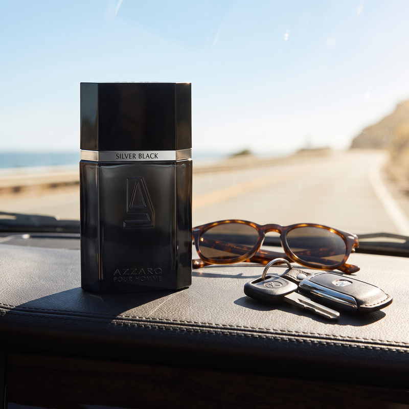 Azzaro Silver Black for a weekend drive
