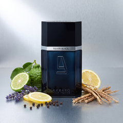 Azzaro Silver Black with citrus, lavender and pepper