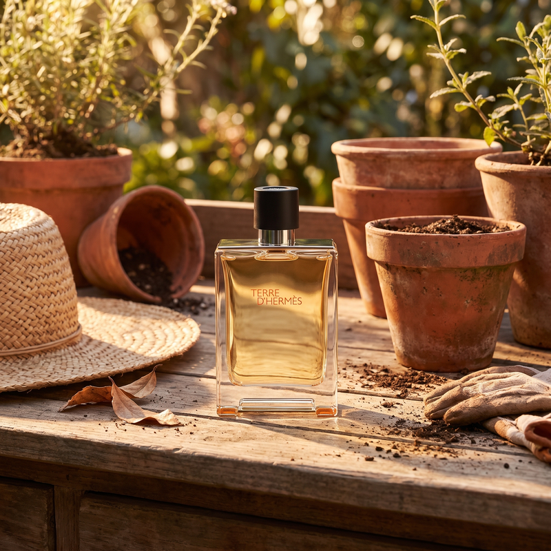 Hermes Terre d'Hermes for a weekend in the garden