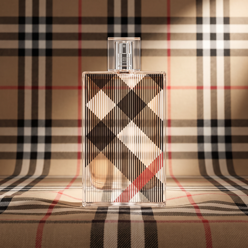 Burberry Brit for Women on check fabric