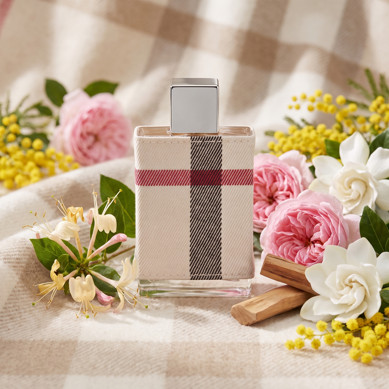 Burberry London for Women with honeysuckle, rose and gardenia
