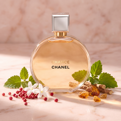 Chanel Chance EDP with pink pepper, jasmine and patchouli