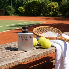 Chanel Allure Homme Sport for a day on court