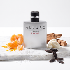 Chanel Allure Homme Sport with mandarin, sea notes and cedar