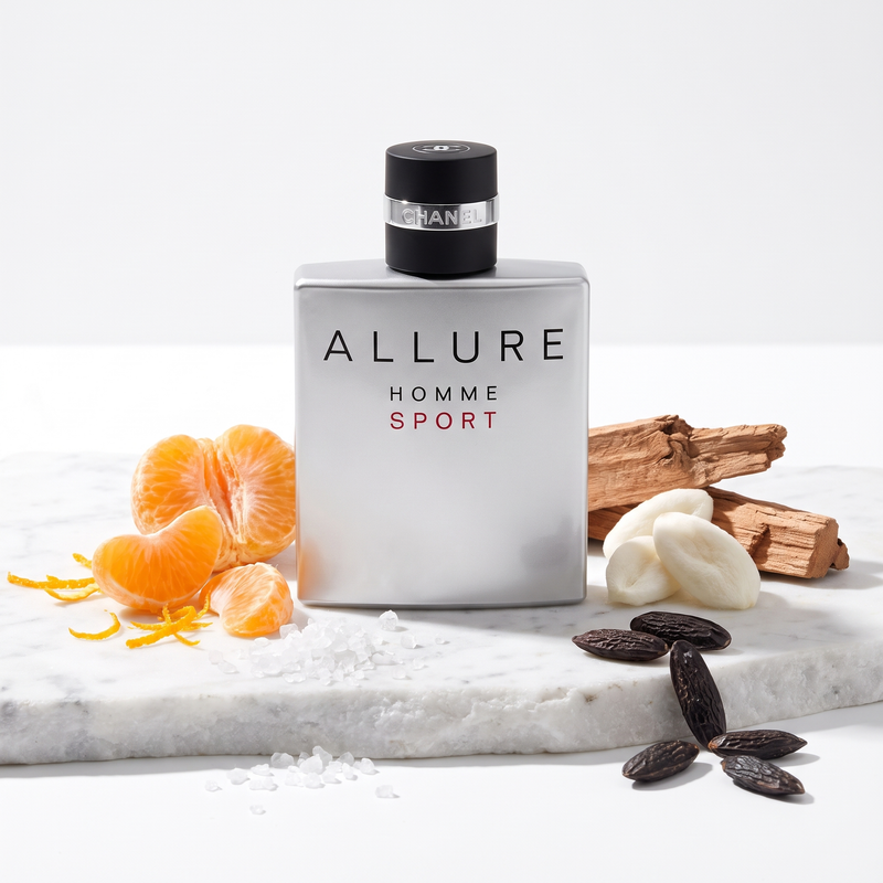 Chanel Allure Homme Sport with mandarin, sea notes and cedar