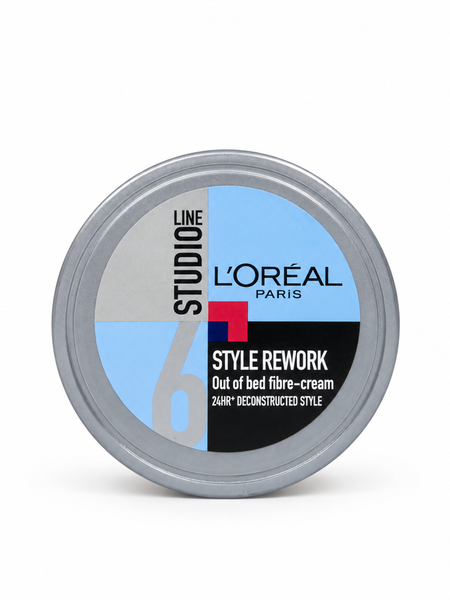 L'Oreal Paris Studio Line Style Rework Out of Bed fibre-cream 150ml tin