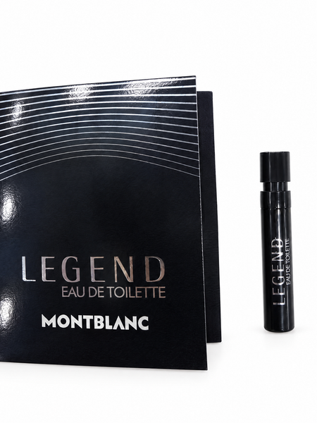 Mont Blanc Legend Eau de Toilette 1.5ml sample vial and card