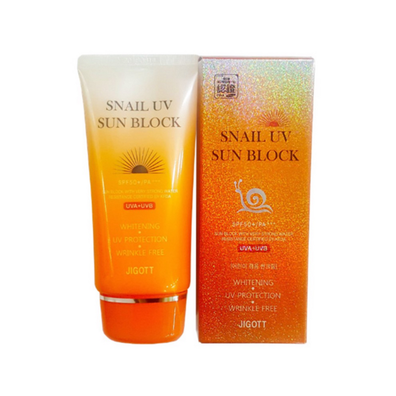 Jigott Snail Uv Sun Block Cream SPF50 + / PA +++