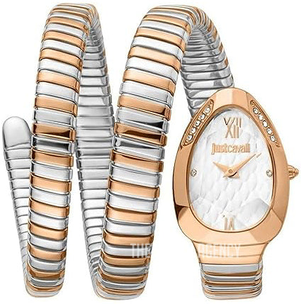 Just Cavalli Glam Evo 9 JC1L224M0085 two tone rose gold coil watch