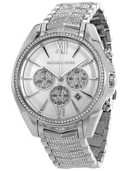 Michael Kors Oversized Whitney pave chronograph watch