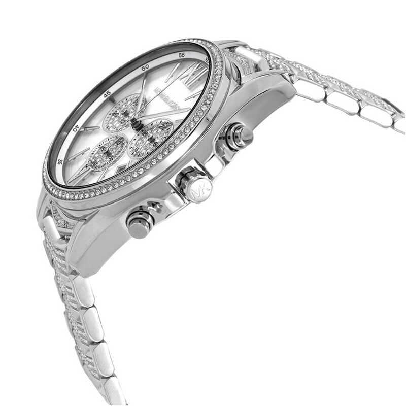 Michael Kors Whitney pave dial and sub-dials detail