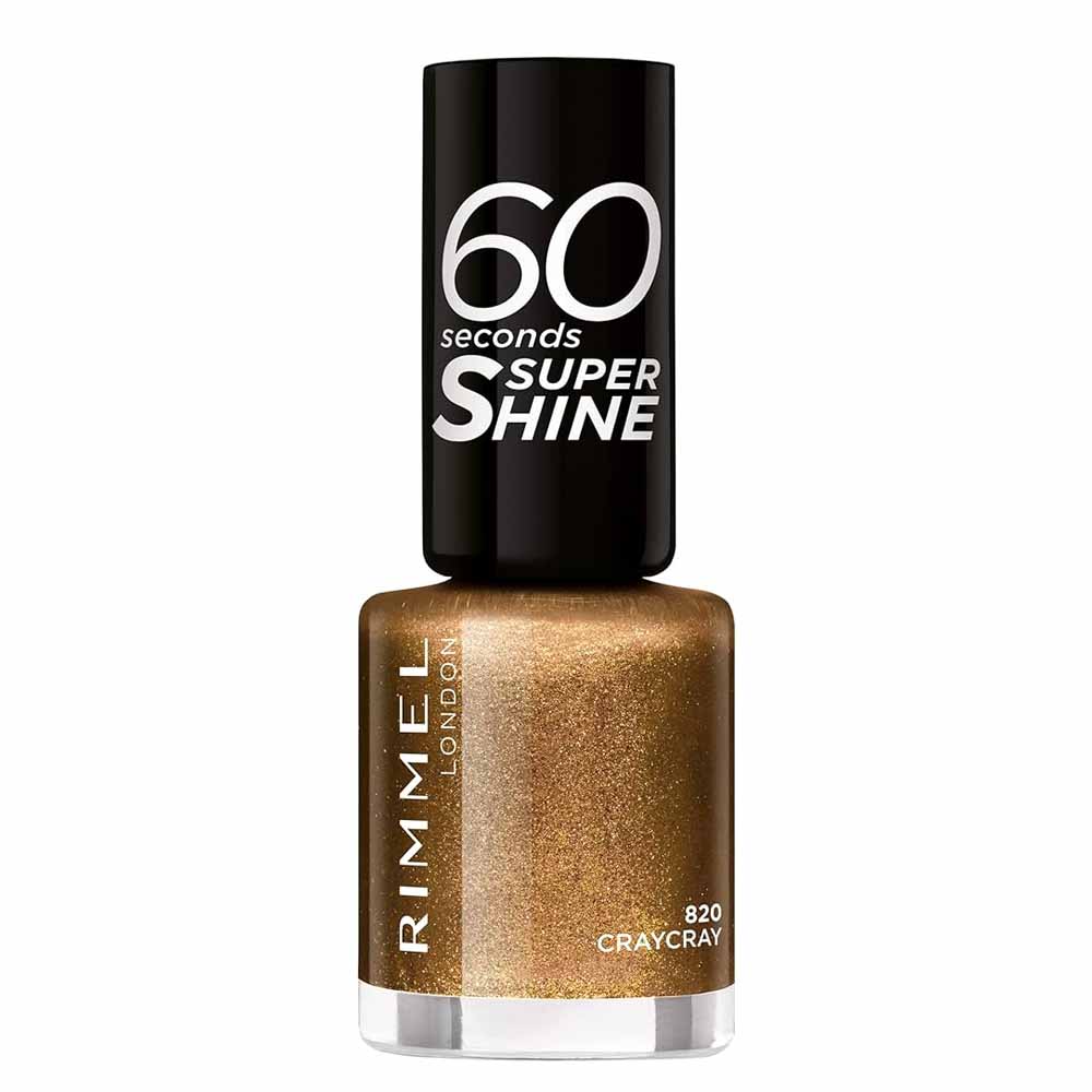Rimmel London 60 Seconds Super Shine Nail Polish 820 Craycray 8ml