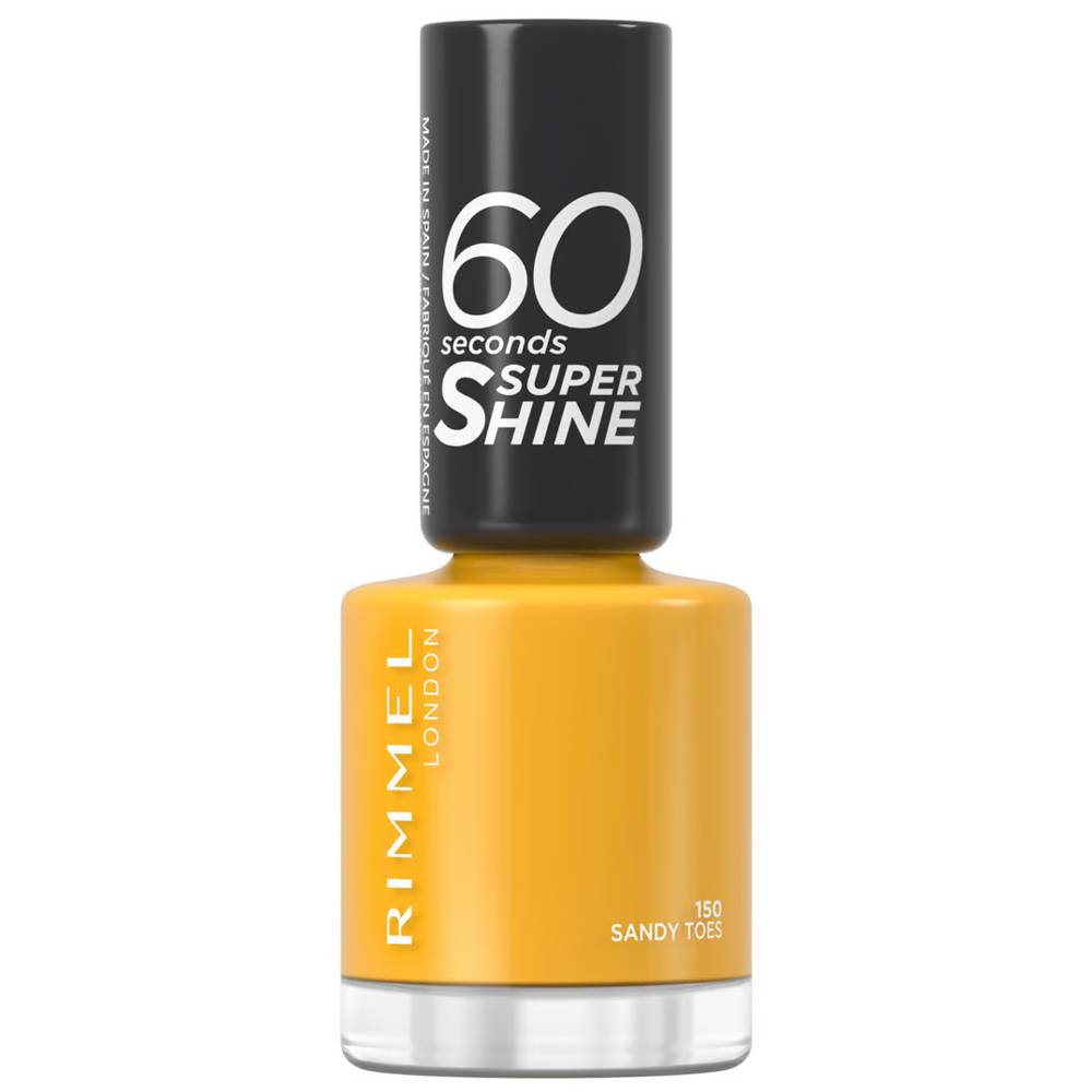 Rimmel London 60 Seconds Super Shine Nail Polish 150 Sandy Toes 8ml