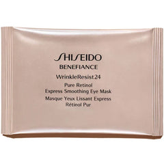 Shiseido Benefiance Wrinkleresist24 Pure Retinol Express Smoothing 12 Packets X 2 Sheets Eye Mask Authentic | Ownly Club