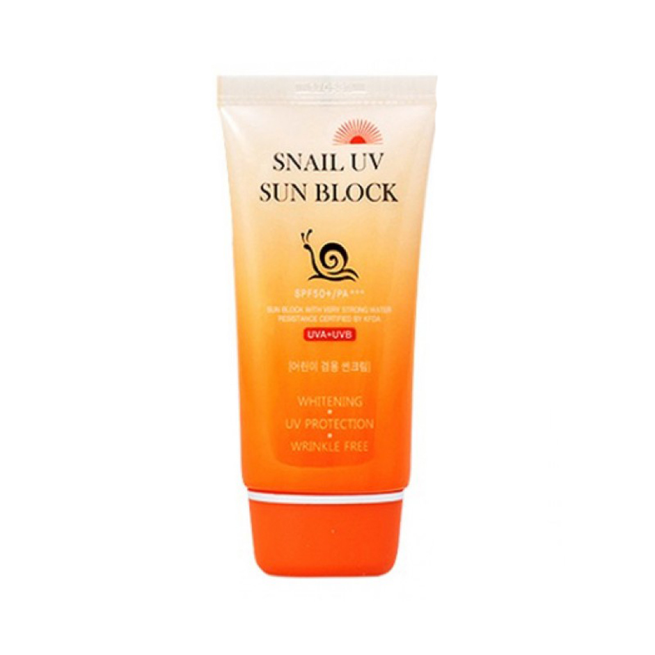 Jigott Snail UV Sun Block Cream SPF50+ PA+++ 70ml