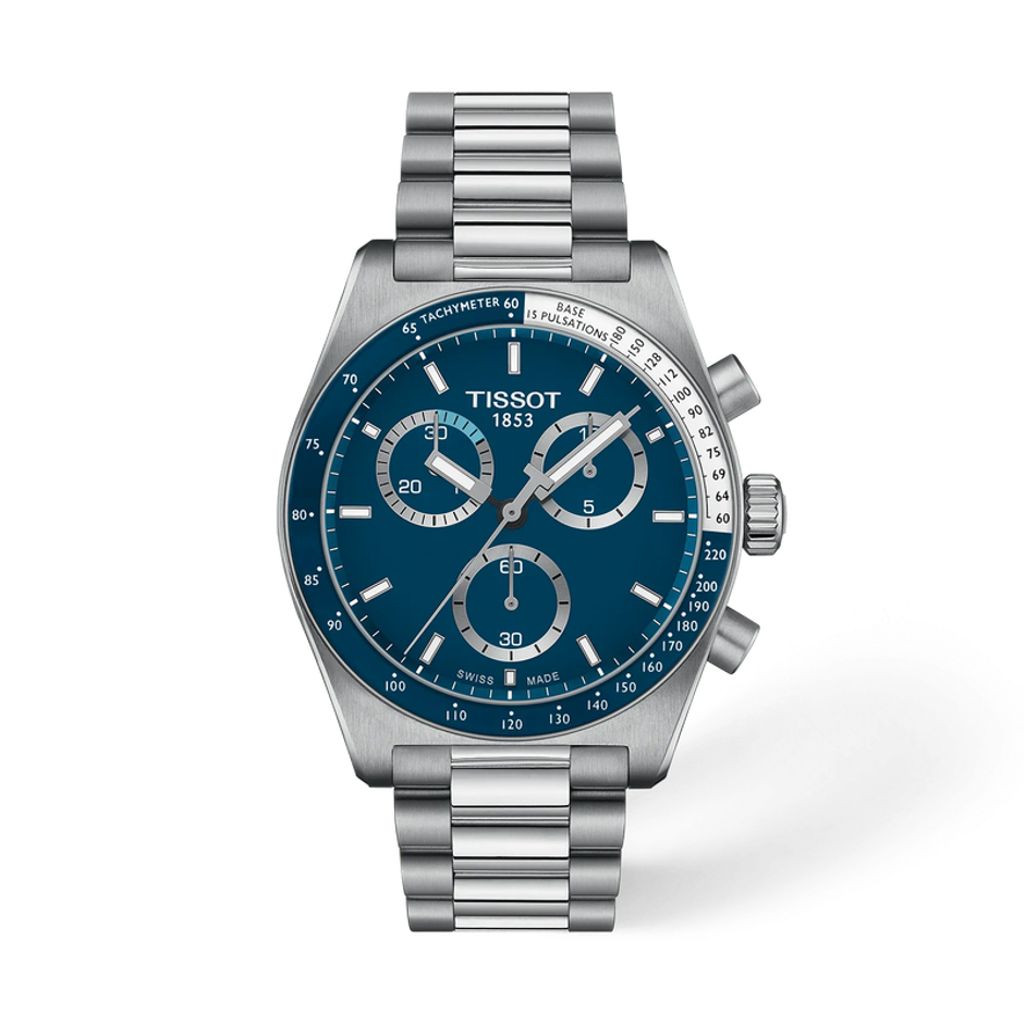 Tissot PR516 Chronograph Blue Dial Men's Watch T149.417.11.041.00