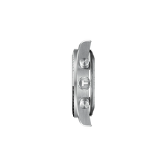 Tissot PR516 T149.417.11.051.00 silver sub-registers and tachymeter bezel detail