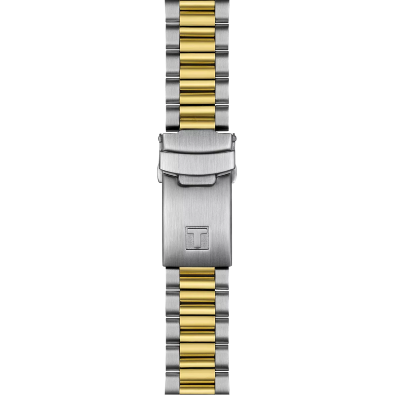Tissot PR516 T149.417.22.051.00 steel and yellow gold PVD bracelet