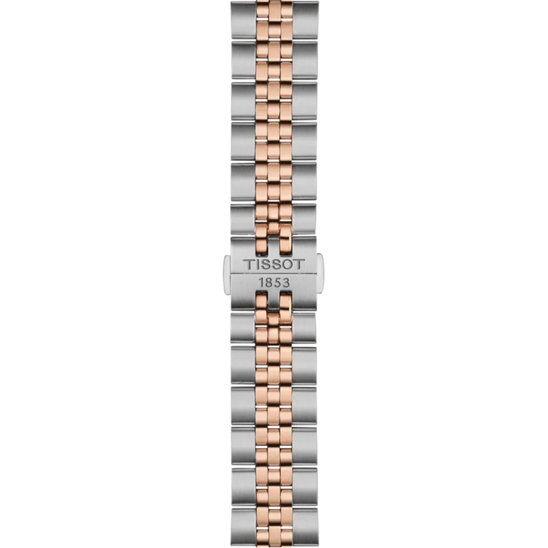 Tissot Ballade T156.410.22.041.00 two-tone steel and rose gold bracelet