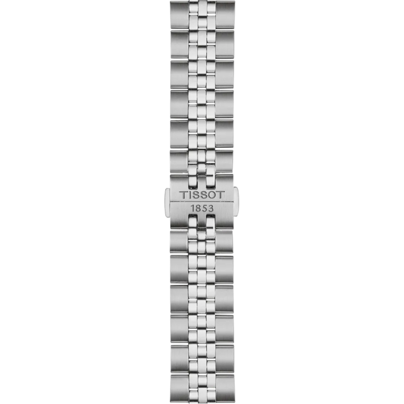 Tissot Ballade T156.410.11.041.00 stainless steel bracelet and case profile