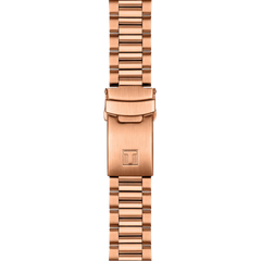 Tissot PR516 T149.417.33.051.00 rose gold PVD bracelet and cushion case