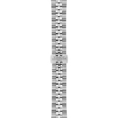 Tissot Ballade ice blue watch, side profile